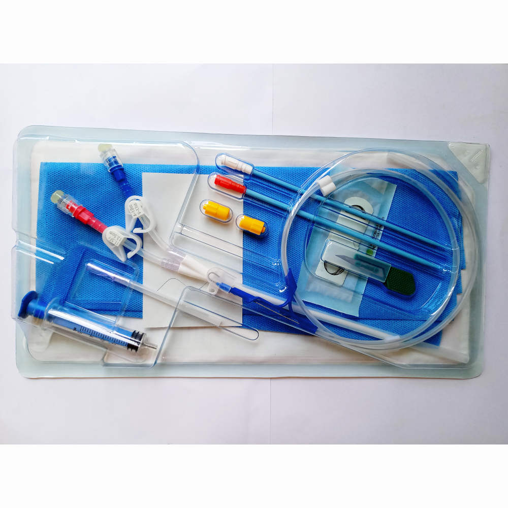 Double Lumen Catheter Kit Straight